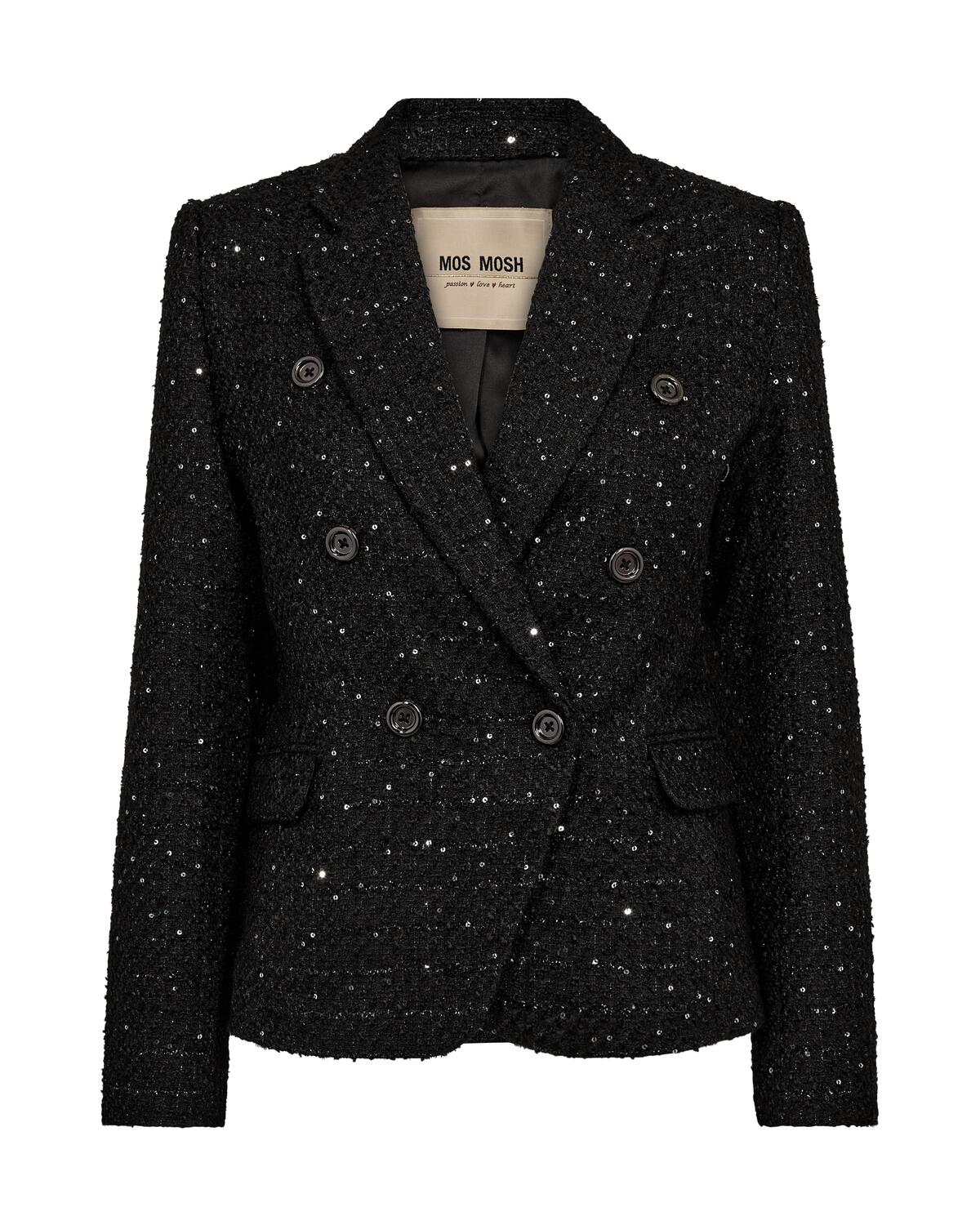 Belize Bouce blazer - sort/glitter
